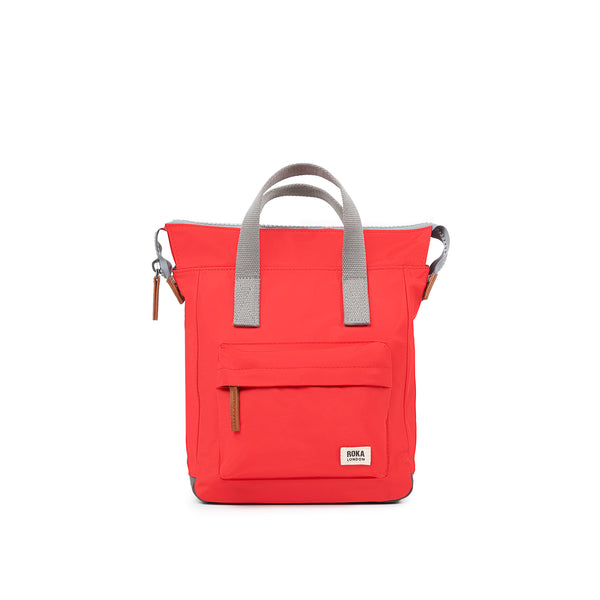 roka london Bantry Backpack in Chilli Oil
