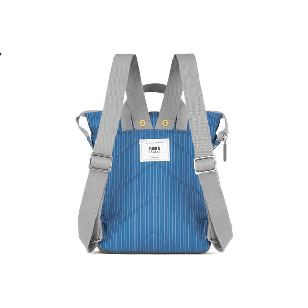 Roka London Bantry Backpack In Medium Wash Denim