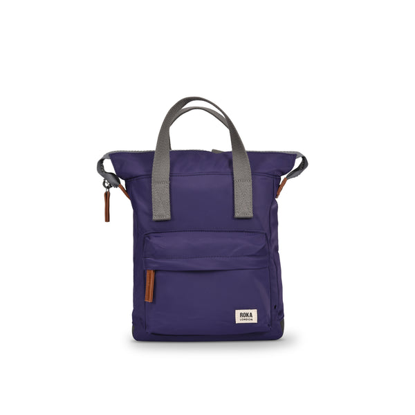 roka london Bantry Backpack in Mulberry