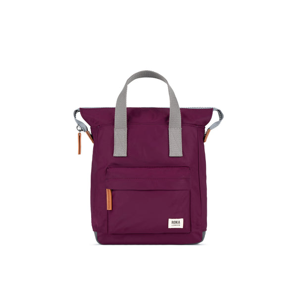 roka london Bantry Backpack in Royal Burgundy