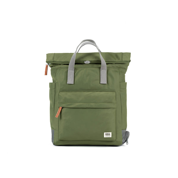 roka london Bayswater Umbrella Backpack in Avocado