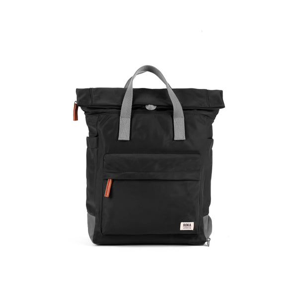 roka london Bayswater Umbrella Backpack in Black