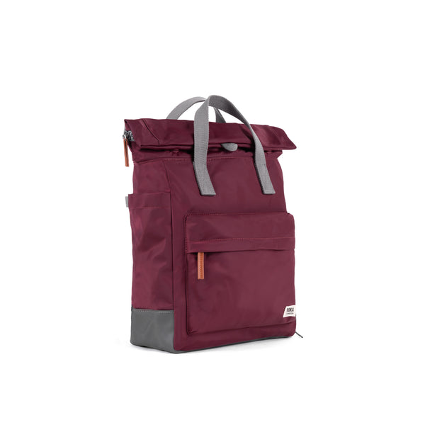 Roka London Bayswater Umbrella Backpack In Plum