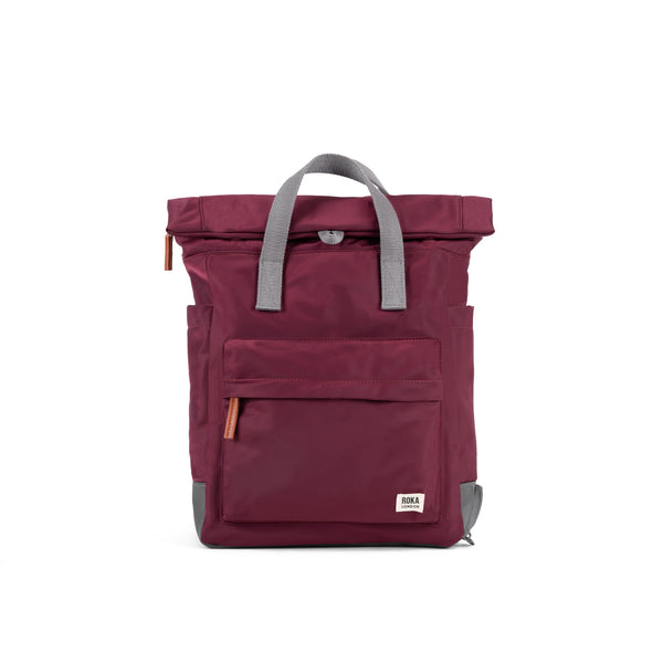 roka london Bayswater Umbrella Backpack in Plum