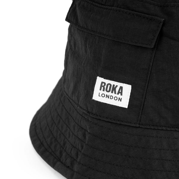 Roka London Bedford Bucket Hat In Black