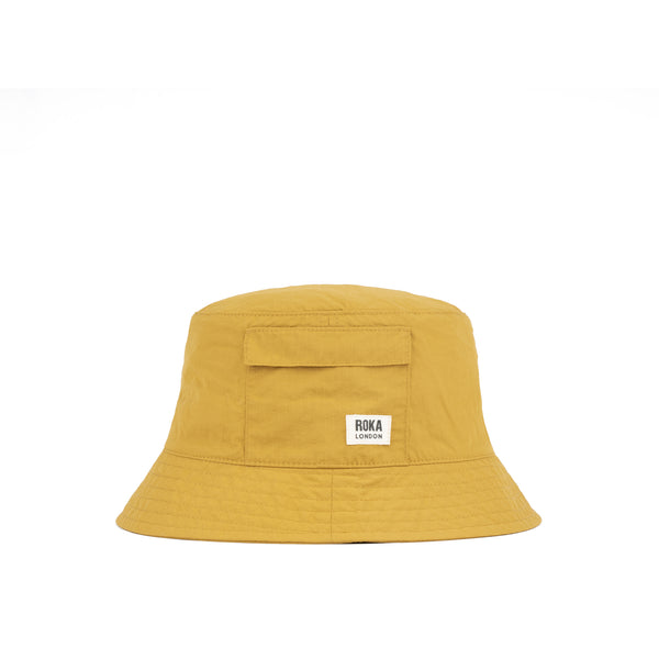 roka london Bedford Bucket Hat in Corn
