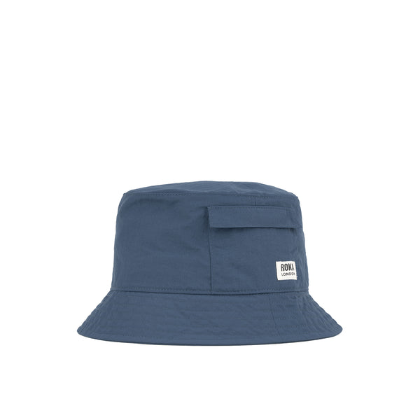 Roka London Bedford Bucket Hat In Deep Blue