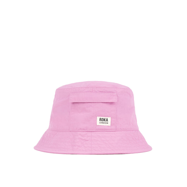 roka london Bedford Bucket Hat in Orchid