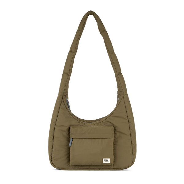 roka london Belsize Crossbody Bag in Moss