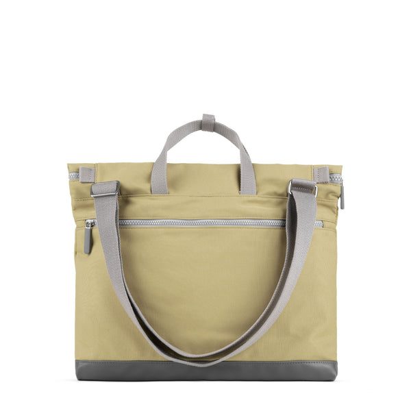 Roka London Blackfriars Messenger Bag In Khaki