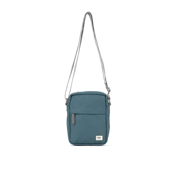 roka london Bond Pocket Crossbody Bag in Airforce