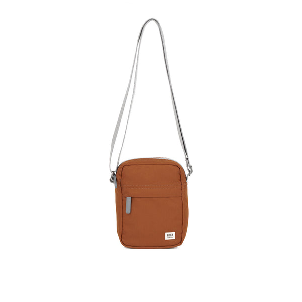roka london Bond Pocket Crossbody Bag in Bran
