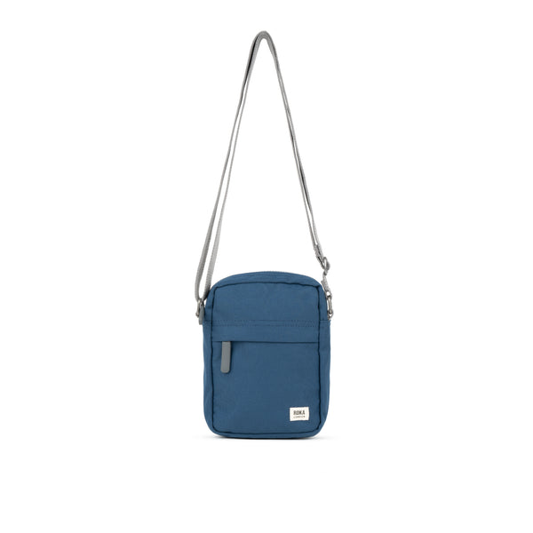roka london Bond Pocket Crossbody Bag in Deep Blue