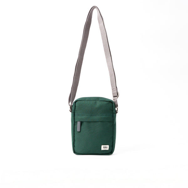 roka london Bond Pocket Crossbody Bag in Forest
