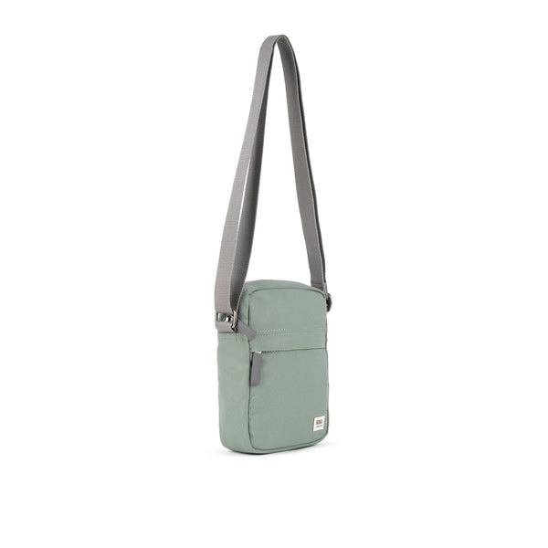 Roka London Bond Pocket Crossbody Bag In Pewter