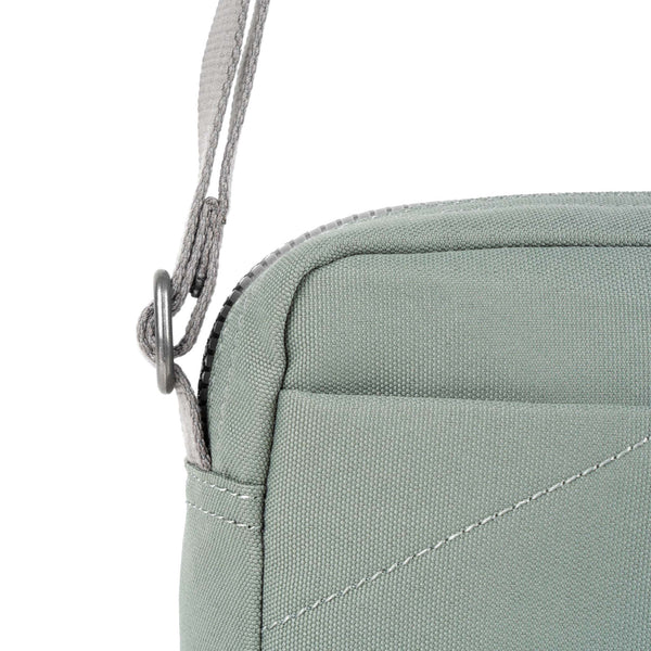 Roka London Bond Pocket Crossbody Bag In Pewter