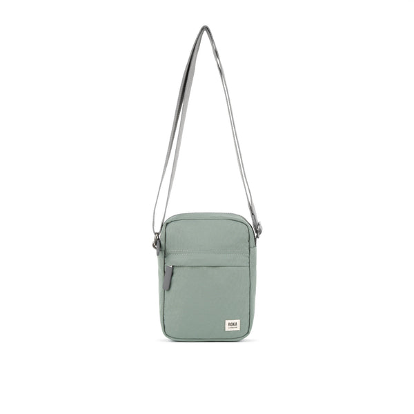 roka london Bond Pocket Crossbody Bag in Pewter