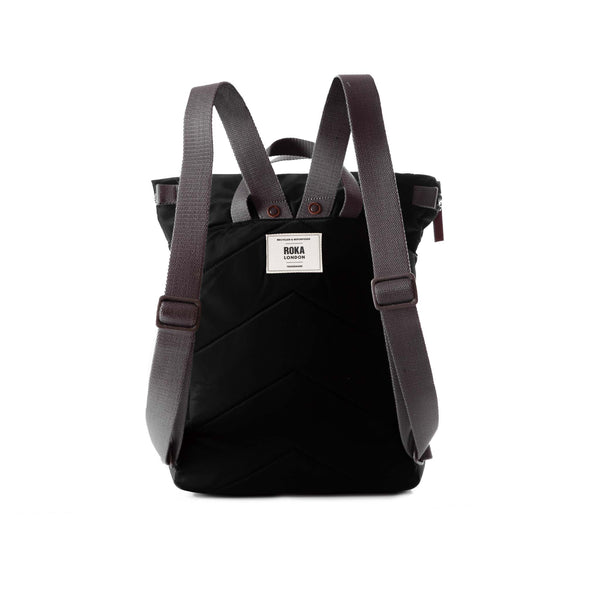 Roka London Canfield Roll Top Backpack In Black
