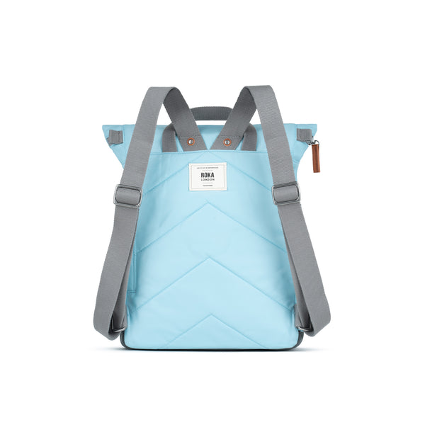 Roka London Canfield Roll Top Backpack In Canal