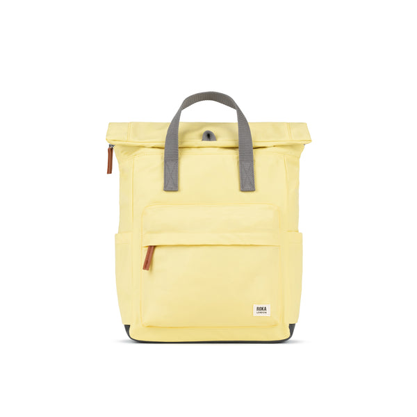 roka london Canfield Roll Top Backpack in Citron