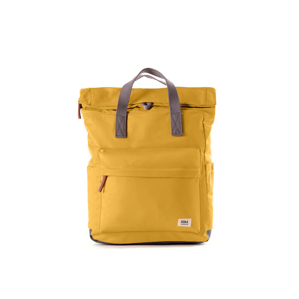 roka london Canfield Roll Top Backpack in Corn