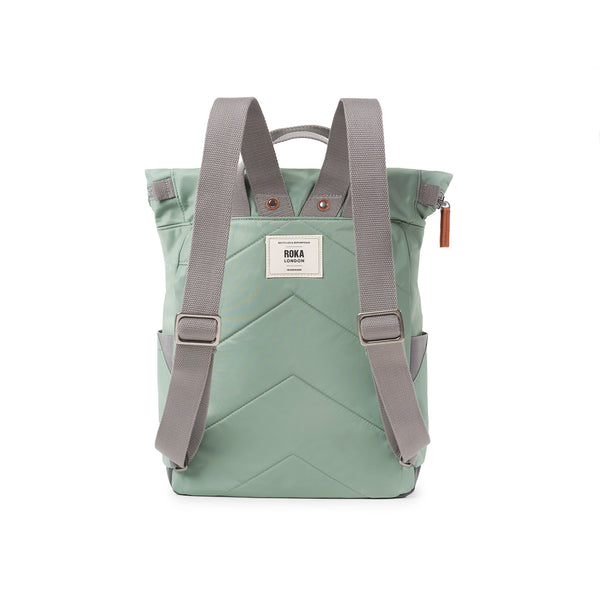 Roka London Canfield Roll Top Backpack In Frost