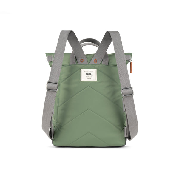 Roka London Canfield Roll Top Backpack In Granite