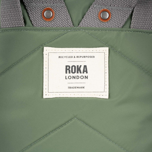 Roka London Canfield Roll Top Backpack In Granite