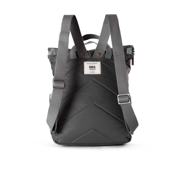 Roka London Canfield Roll Top Backpack In Graphite