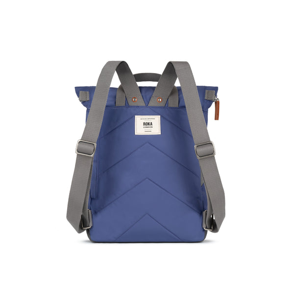 Roka London Canfield Roll Top Backpack In Indigo