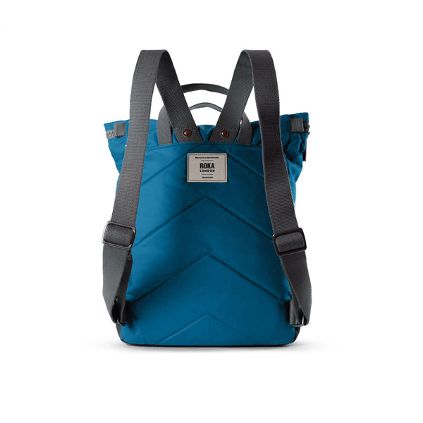 Roka London Canfield Roll Top Backpack In Marine