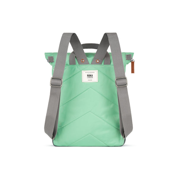 Roka London Canfield Roll Top Backpack In Matcha