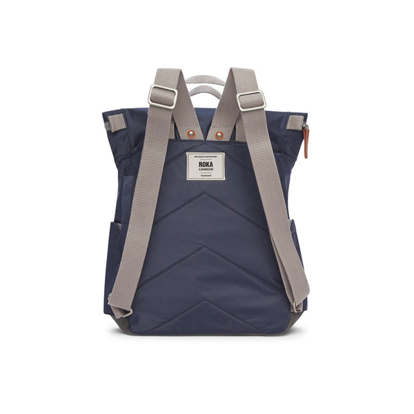 Roka London Canfield Roll Top Backpack In Midnight
