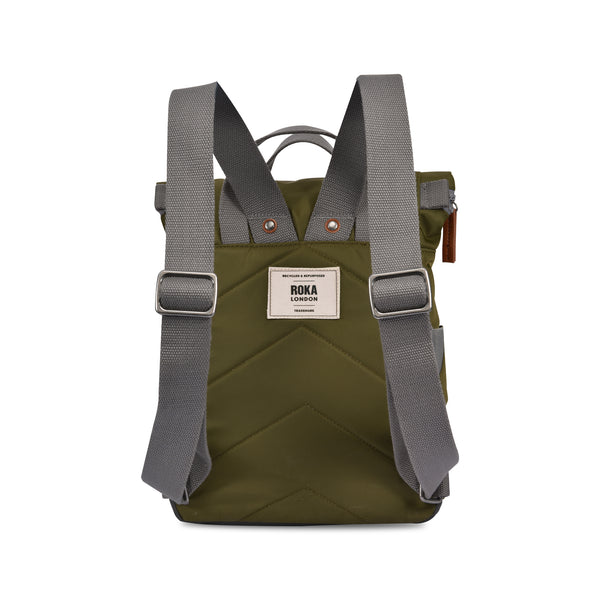 Roka London Canfield Roll Top Backpack In Military