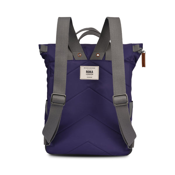 Roka London Canfield Roll Top Backpack In Mulberry