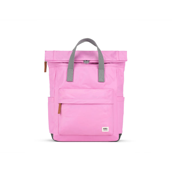 roka london Canfield Roll Top Backpack in Orchid