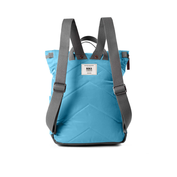Roka London Canfield Roll Top Backpack In Petrol