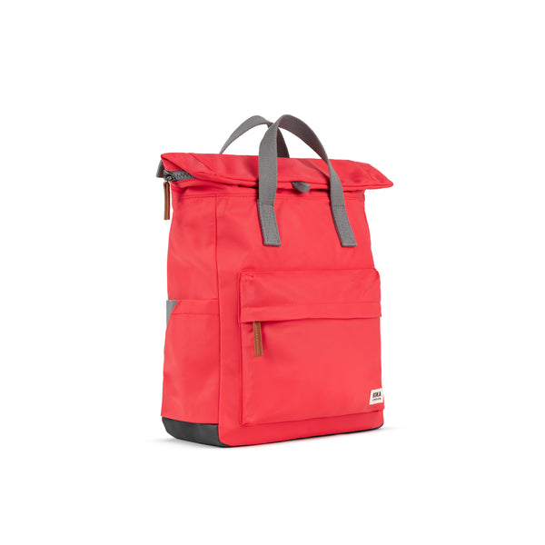 Roka London Canfield Roll Top Backpack In Poppy