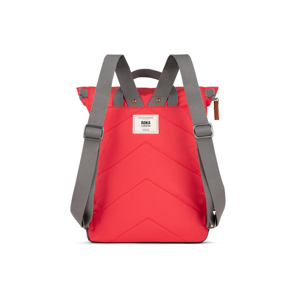 Roka London Canfield Roll Top Backpack In Poppy