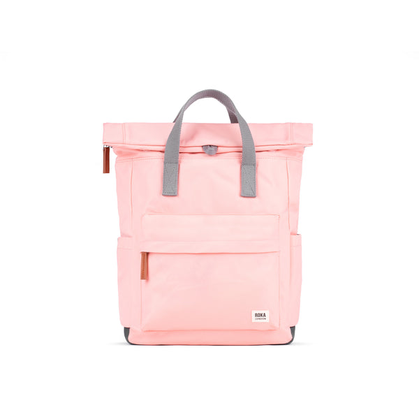 roka london Canfield Roll Top Backpack in Punch