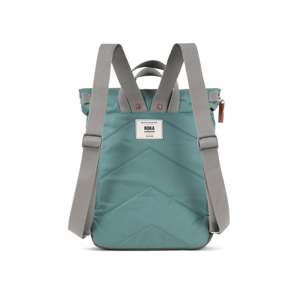 Roka London Canfield Roll Top Backpack In Sage