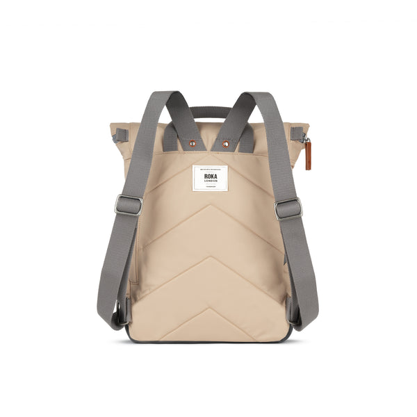 Roka London Canfield Roll Top Backpack In Sand