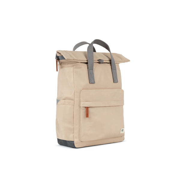 Roka London Canfield Roll Top Backpack In Sand