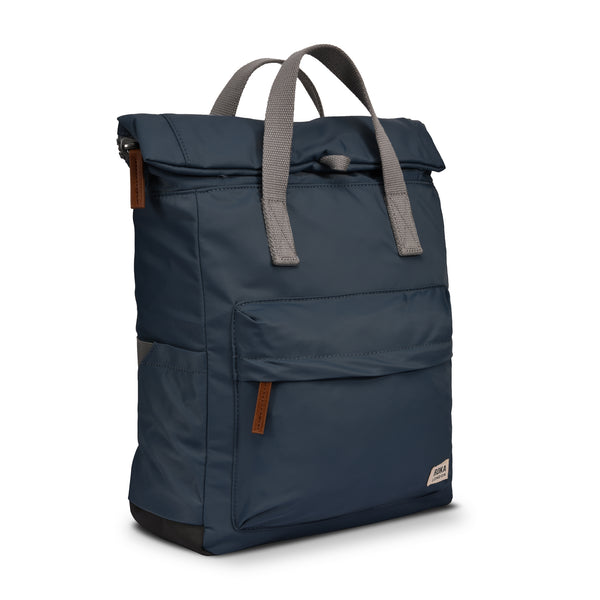 Roka London Canfield Roll Top Backpack In Smoke