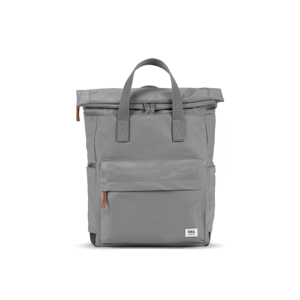 roka london Canfield Roll Top Backpack in Stormy