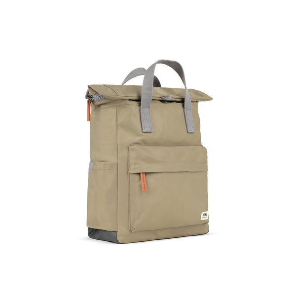 Roka London Canfield Roll Top Backpack In Taupe