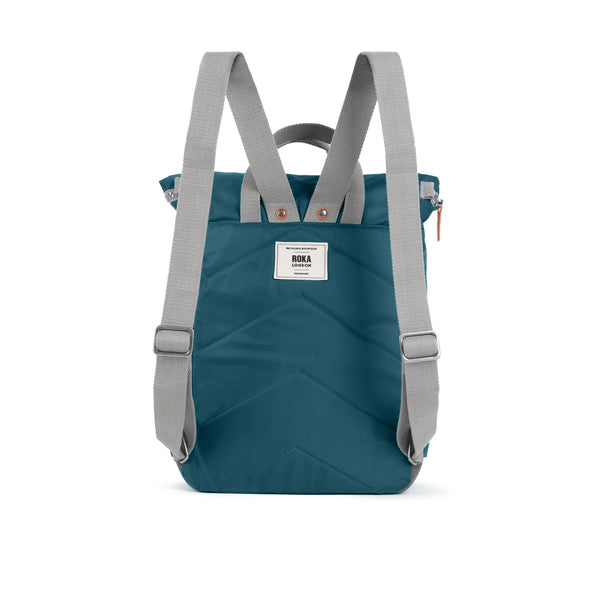 Roka London Canfield Roll Top Backpack In Teal