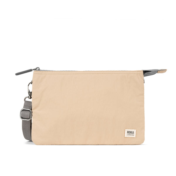 roka london Carnaby Crossbody Bag in Biscotti