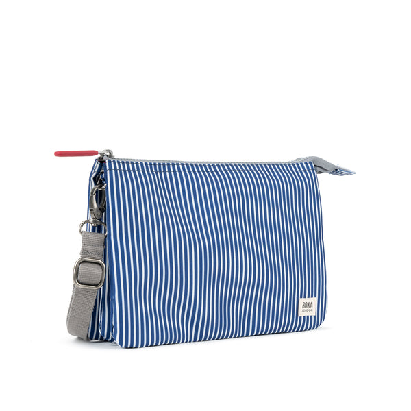 Roka London Carnaby Crossbody Bag In Blue Hickory