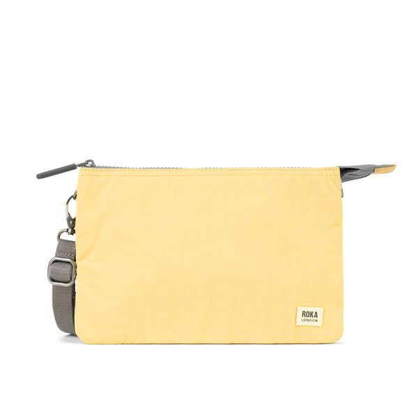 roka london Carnaby Crossbody Bag in Champagne